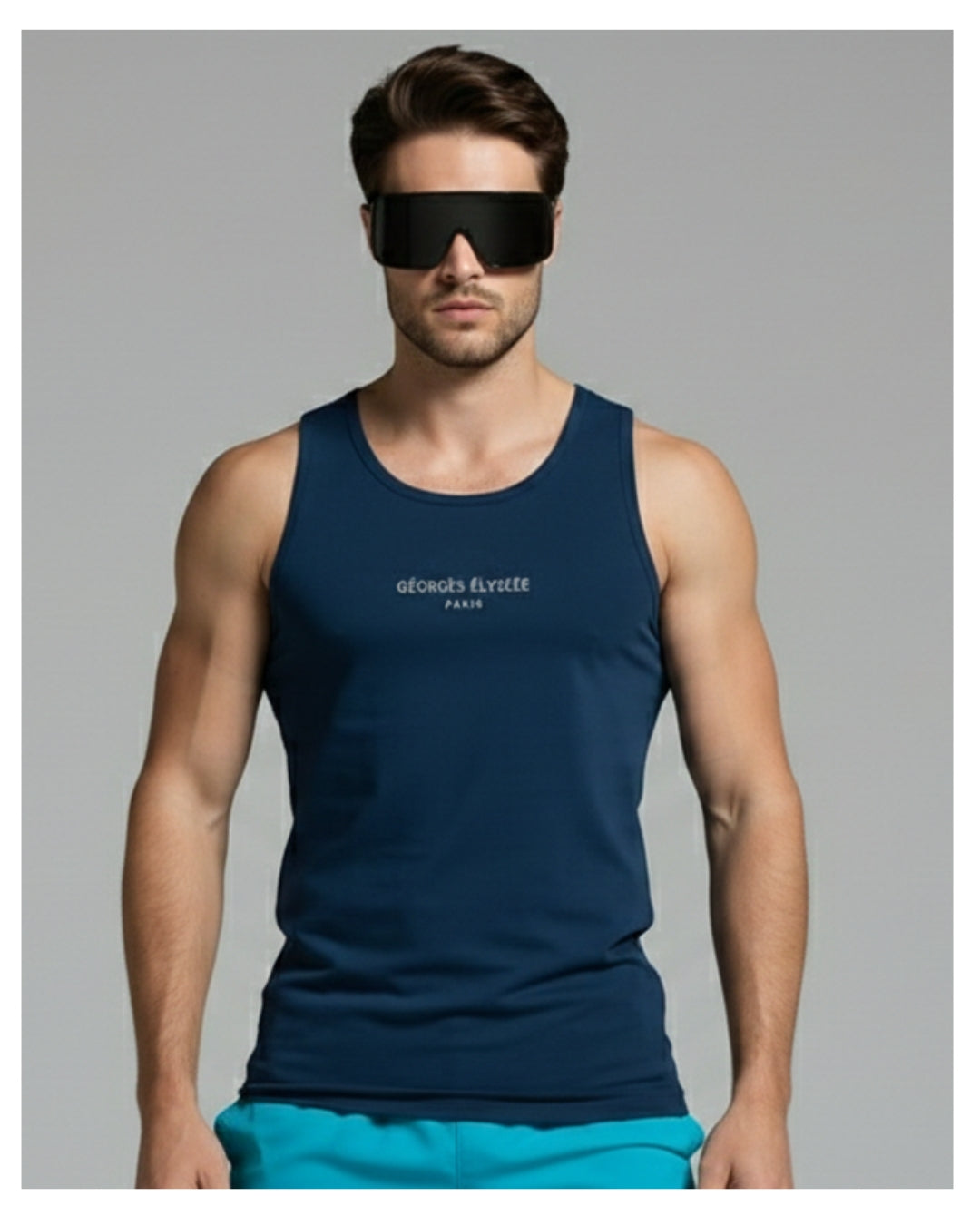 THE CONFIDENCE - Blue Performance Sports Top