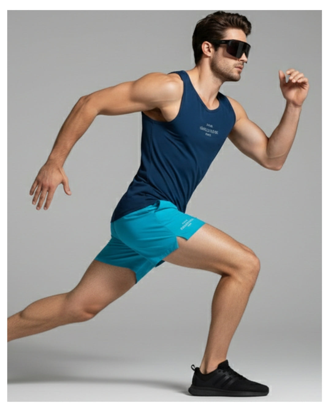 THE CONFIDENCE - Blue Performance Sports Top