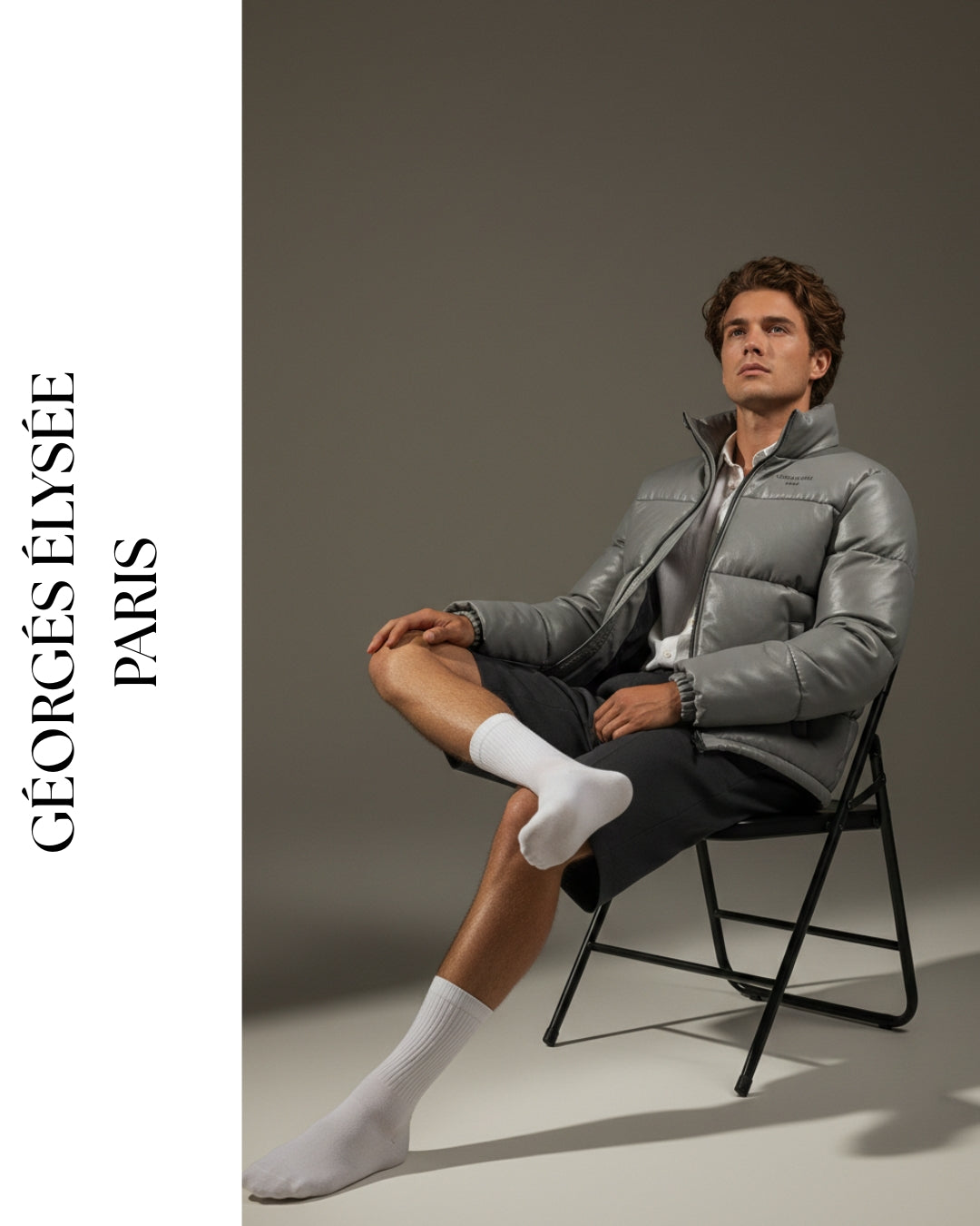 Grey - Mens Puffer Jacket