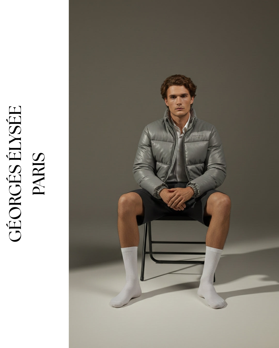 Grey - Mens Puffer Jacket