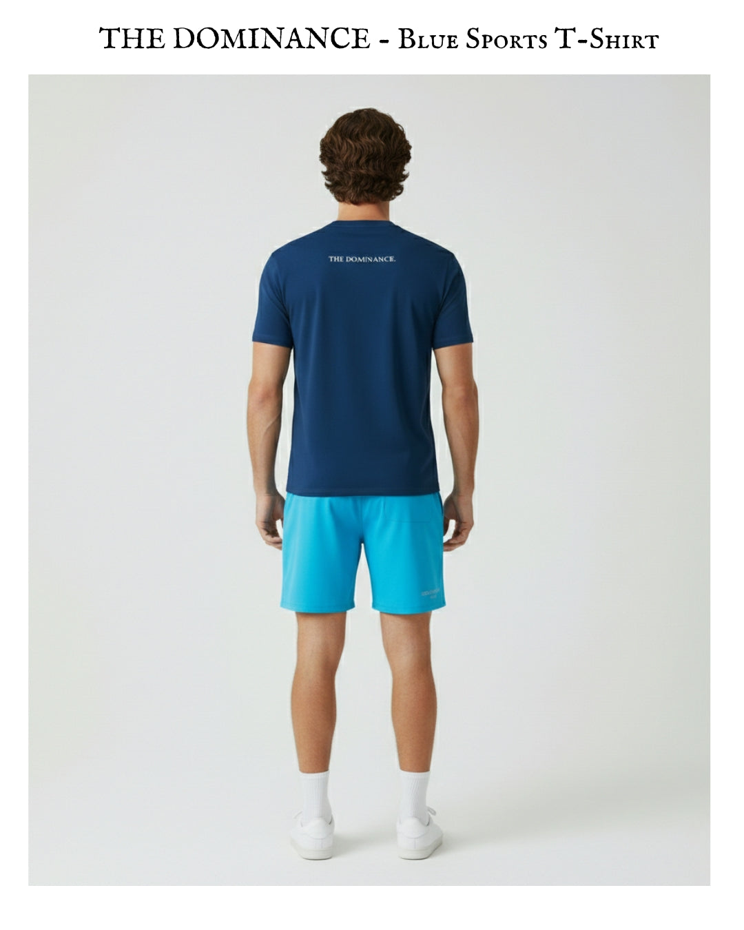 THE DOMINANCE -Blue Performance Sports T-Shirt
