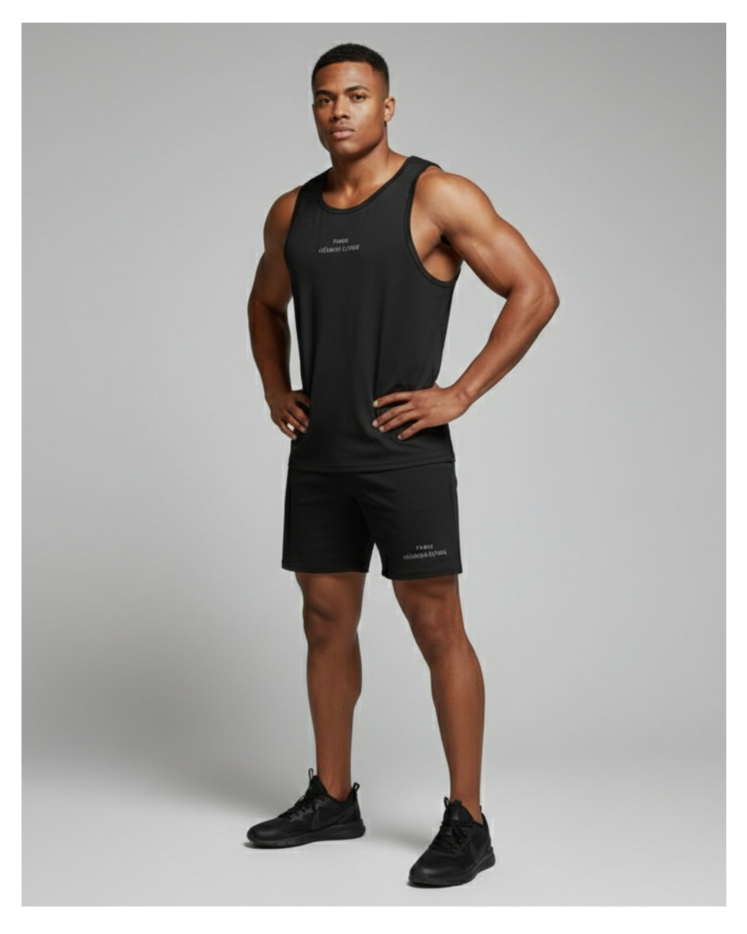 THE CONFIDENCE - Black Performance Sports Top