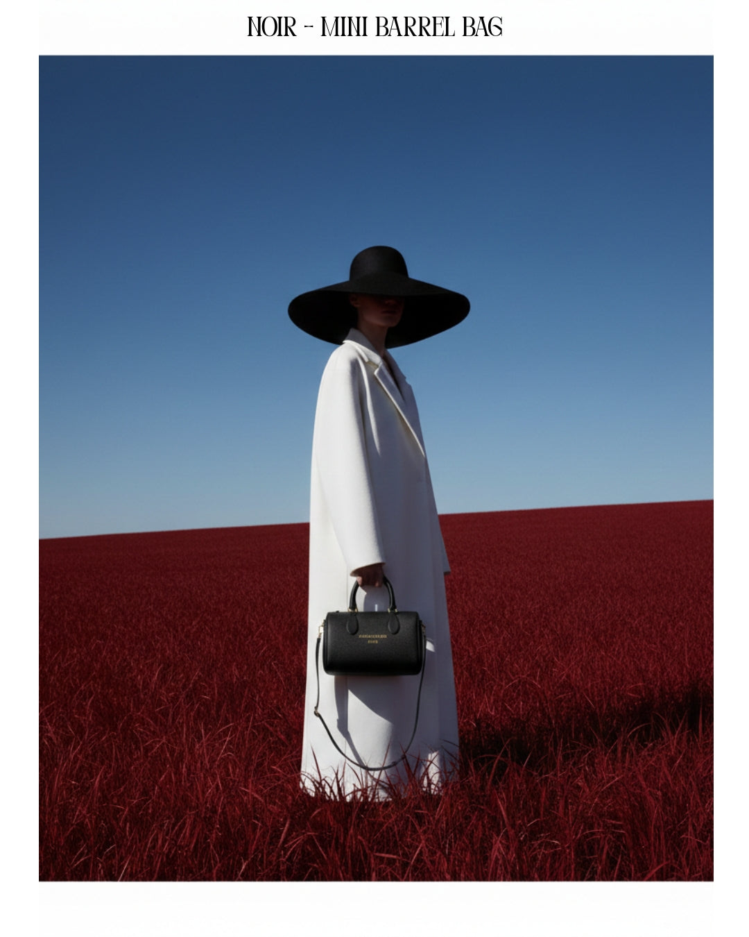 Noir - Mini Barrel Bag