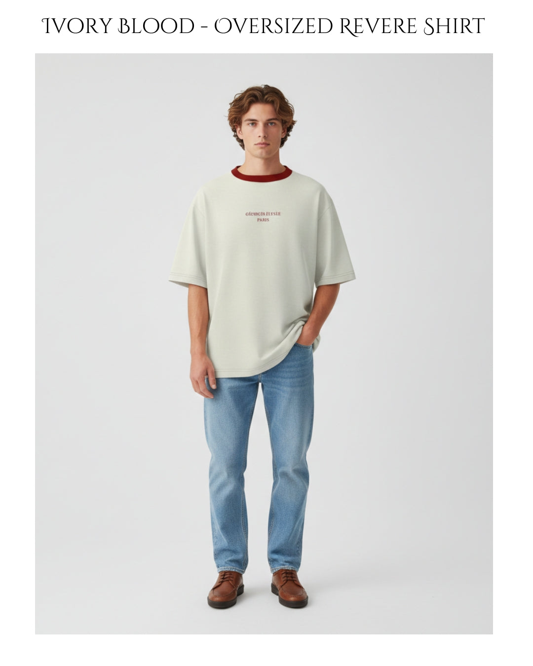 Ivory Blood - Élan Suprême Oversized Revere Shirt