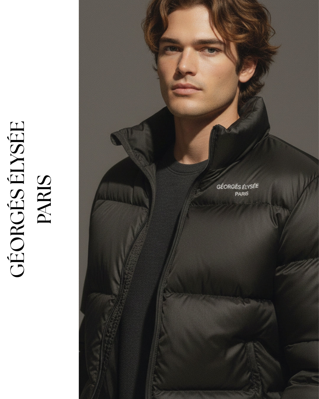 Black - Mens Puffer Jacket