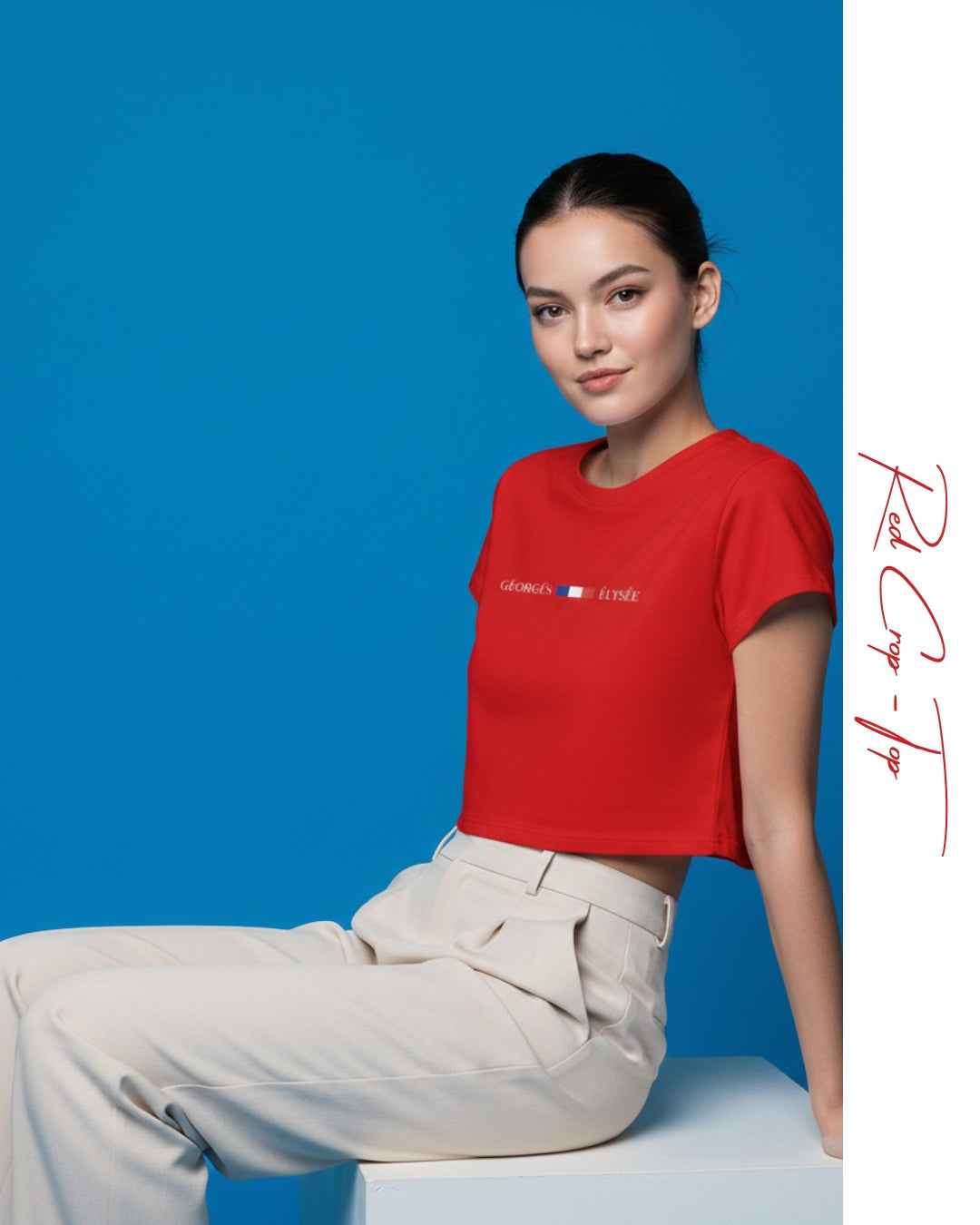 Red - Crop Top T-Shirt
