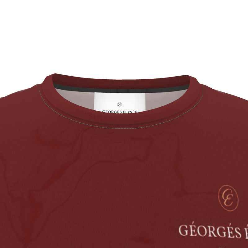 IDEAL FOR - burgundy T-Shirt