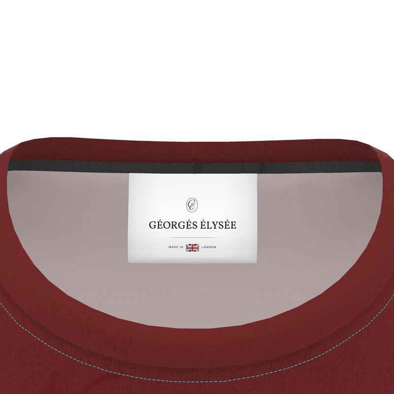 IDEAL FOR - burgundy T-Shirt