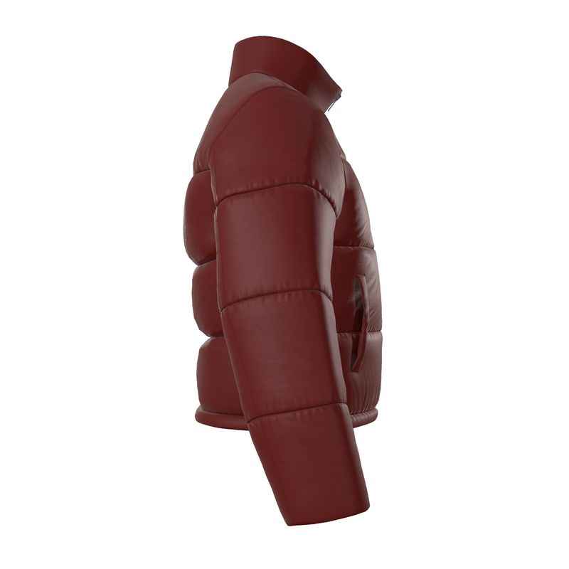 Burgundy - Mens Puffer Jacket