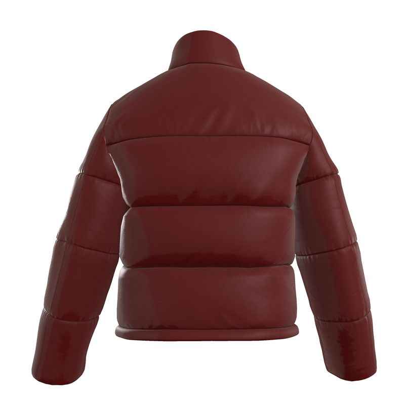Burgundy - Mens Puffer Jacket