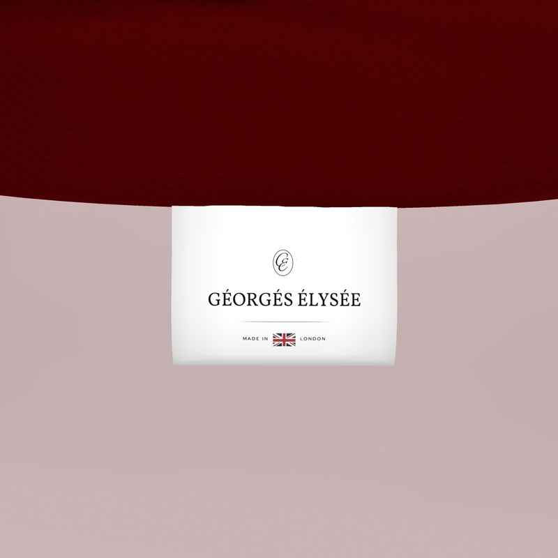 Burgundy - Mens slim fit roll neck