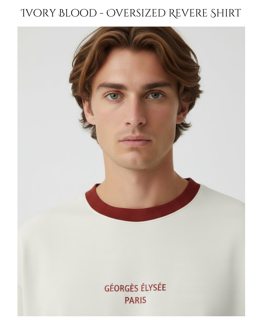 Ivory Blood - Élan Suprême Oversized Revere Shirt