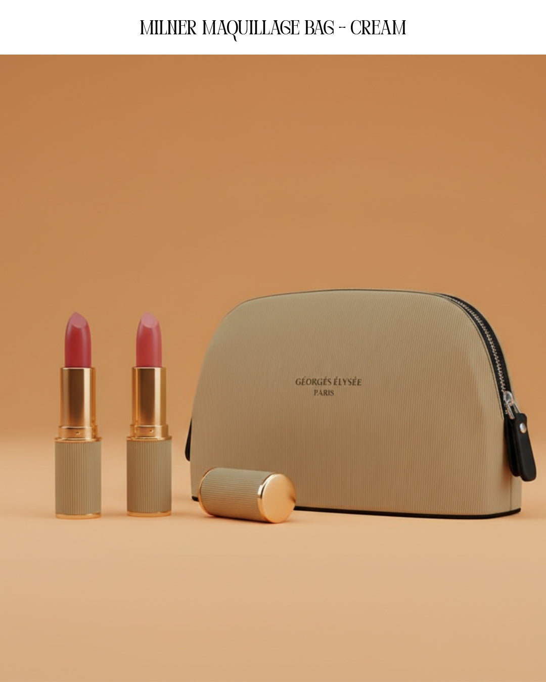 Milner maquillage bag CREAM