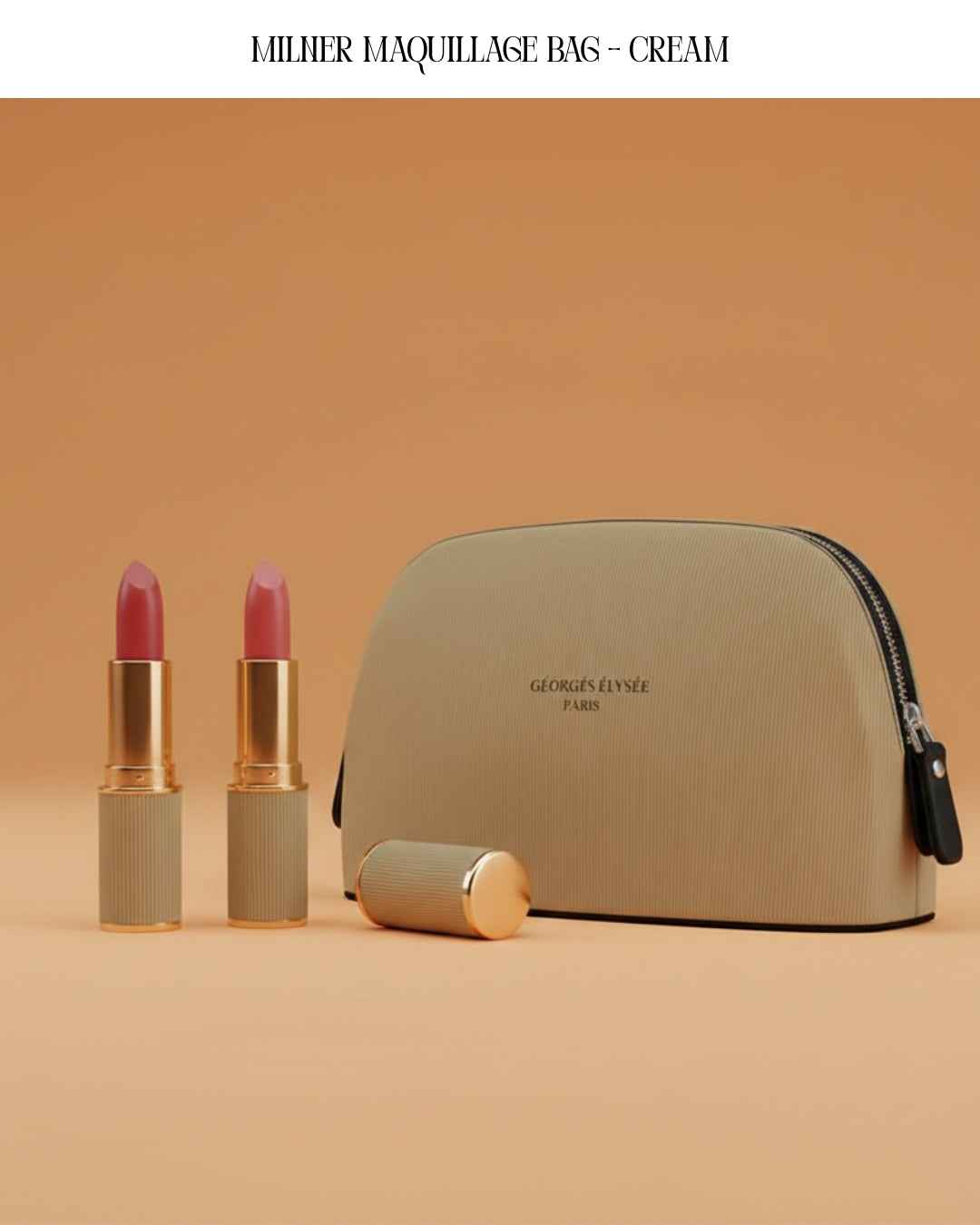 Milner maquillage bag CREAM