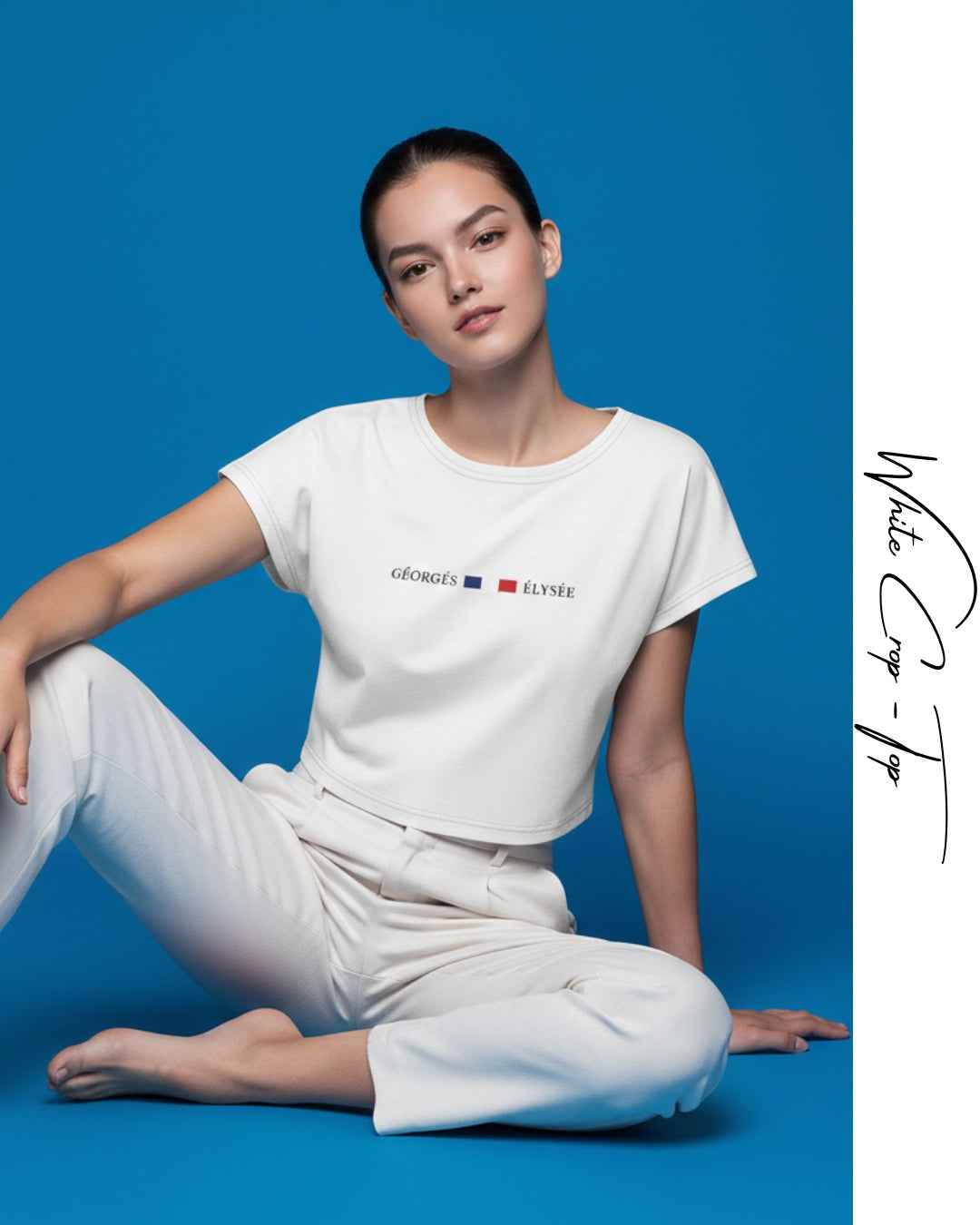 White - Crop Top T-Shirt