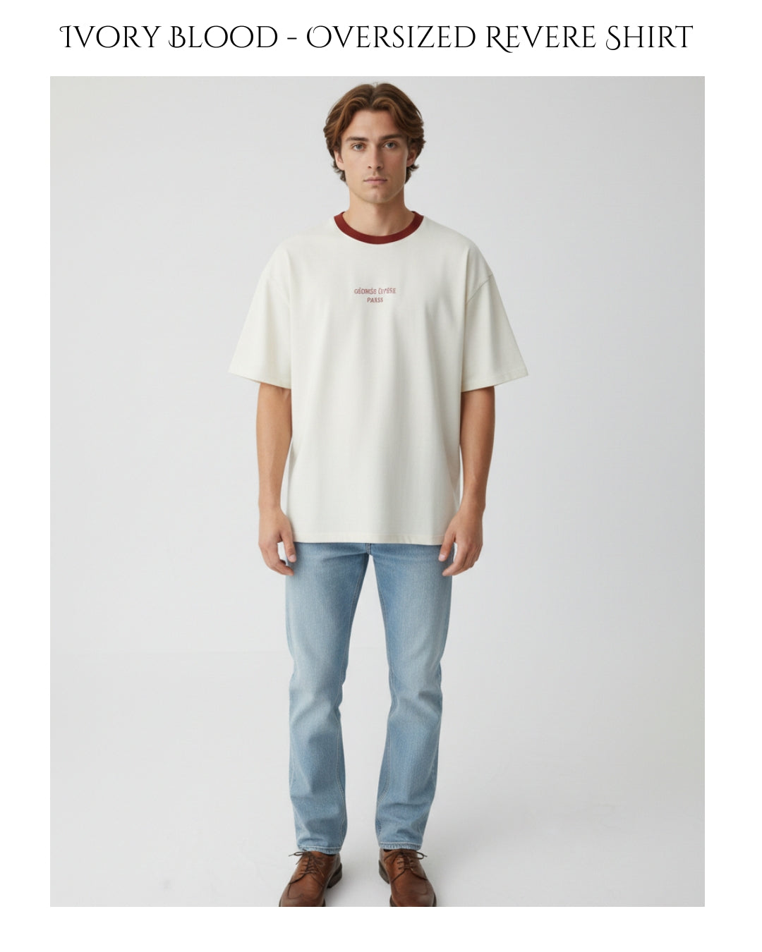 Ivory Blood - Élan Suprême Oversized Revere Shirt