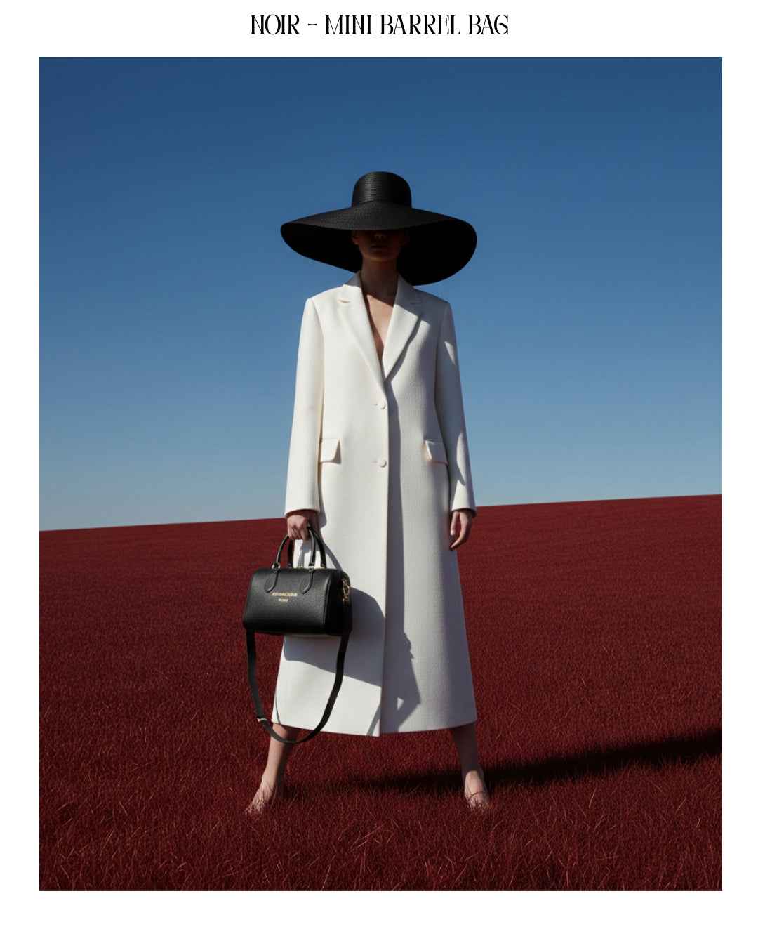 Noir - Mini Barrel Bag - GEORGES ELYSEE