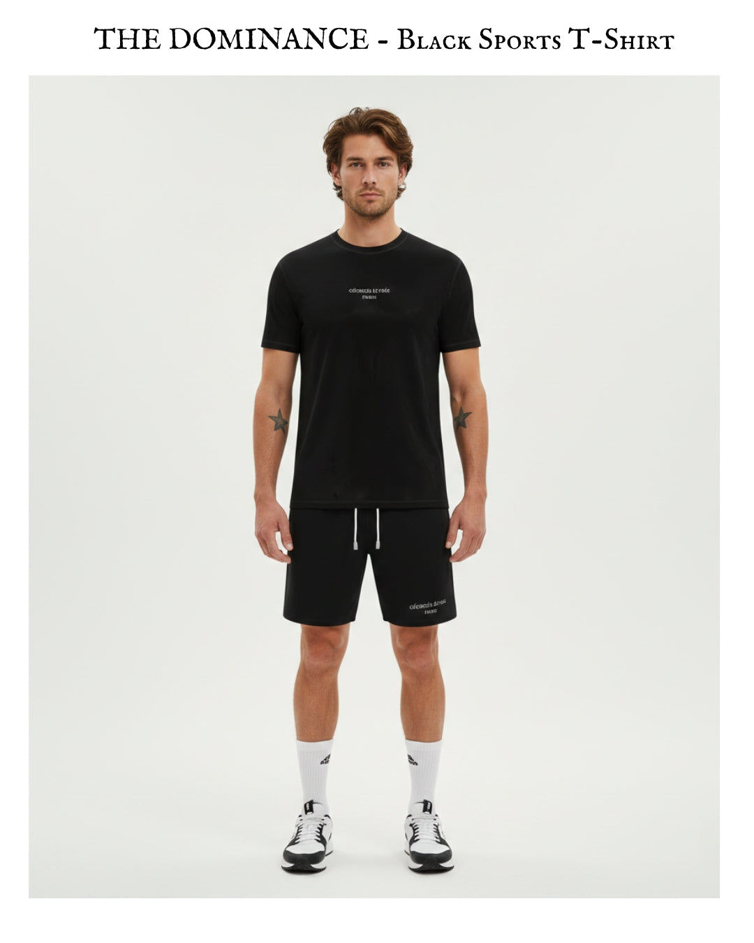 THE DOMINANCE - Black Performance Sports T-Shirt