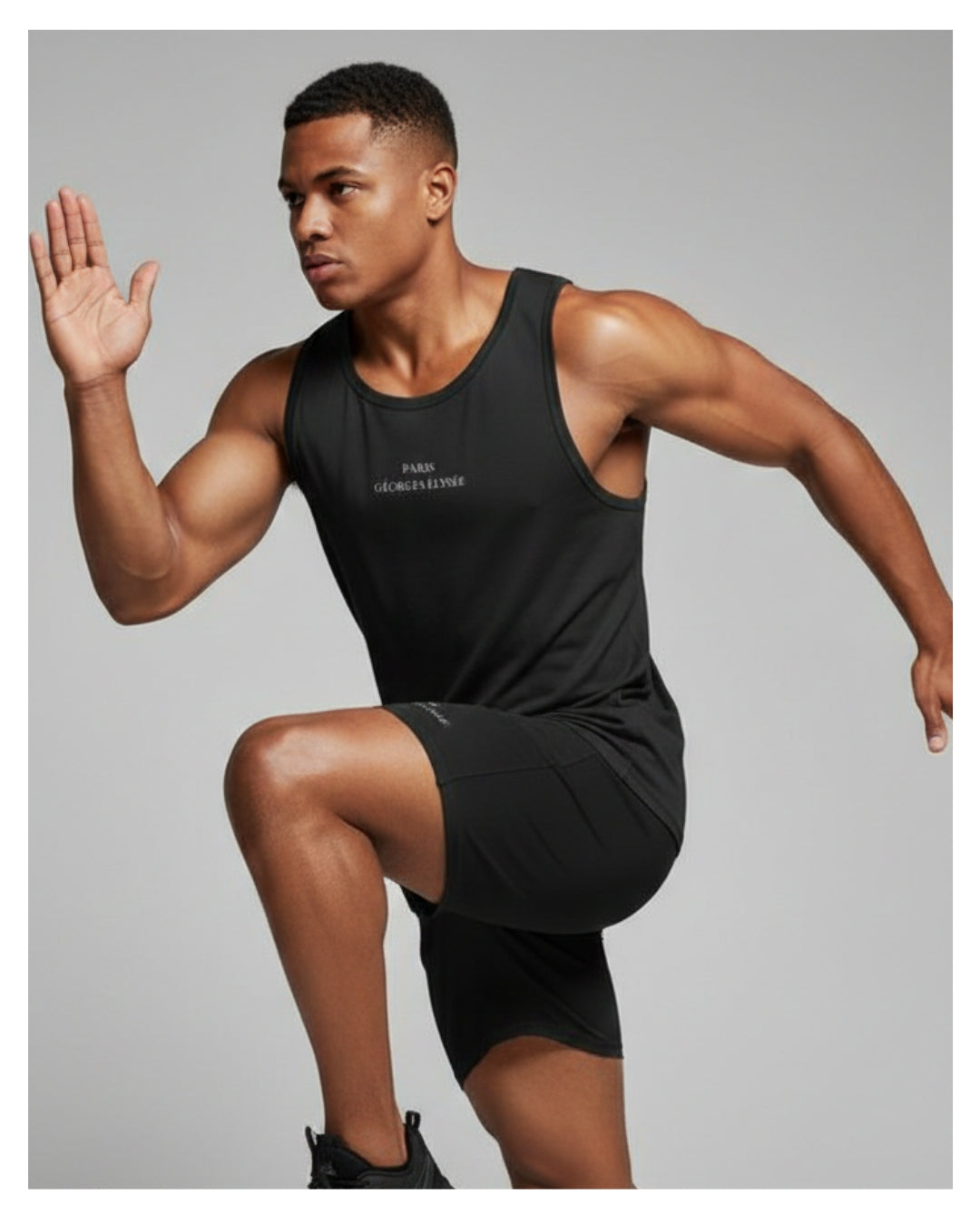 THE CONFIDENCE - Black Performance Sports Top