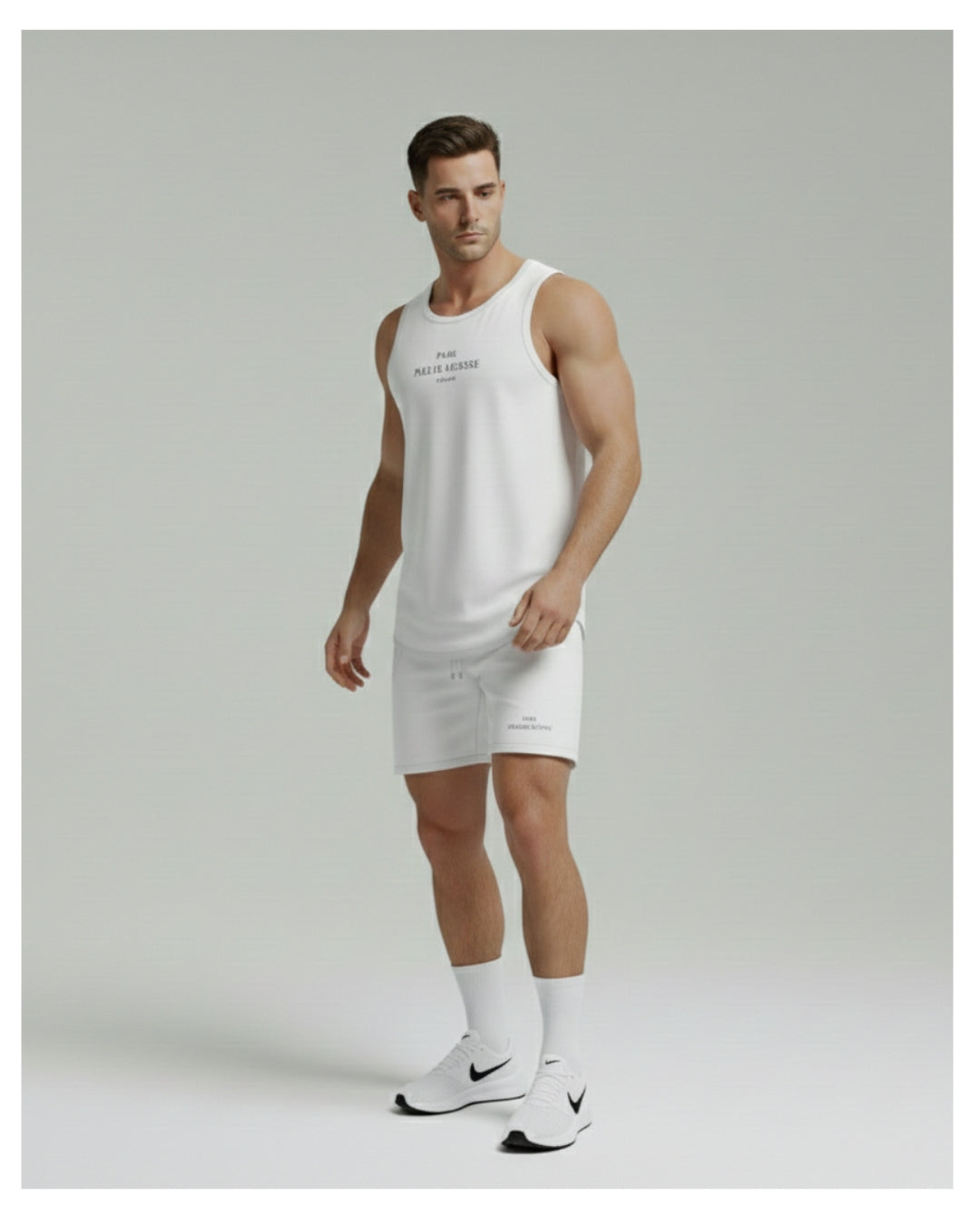 THE CONFIDENCE -White Performance Sports Top