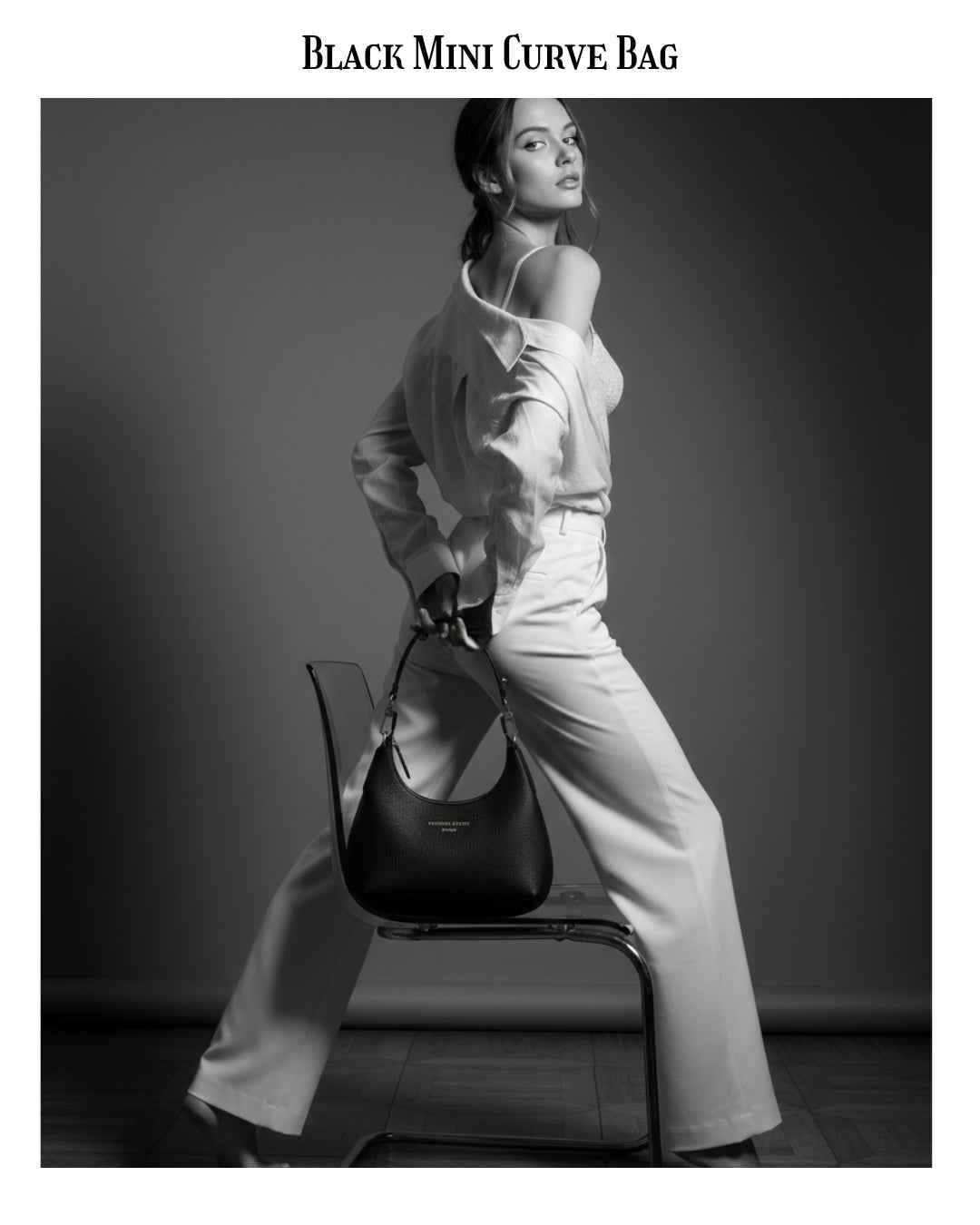 Black Mini Curve Bag
