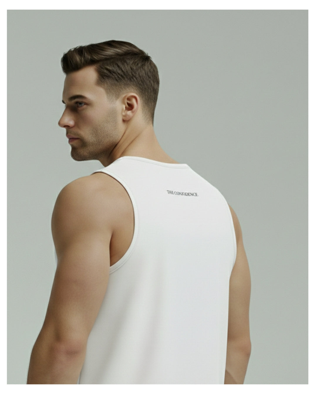 THE CONFIDENCE -White Performance Sports Top