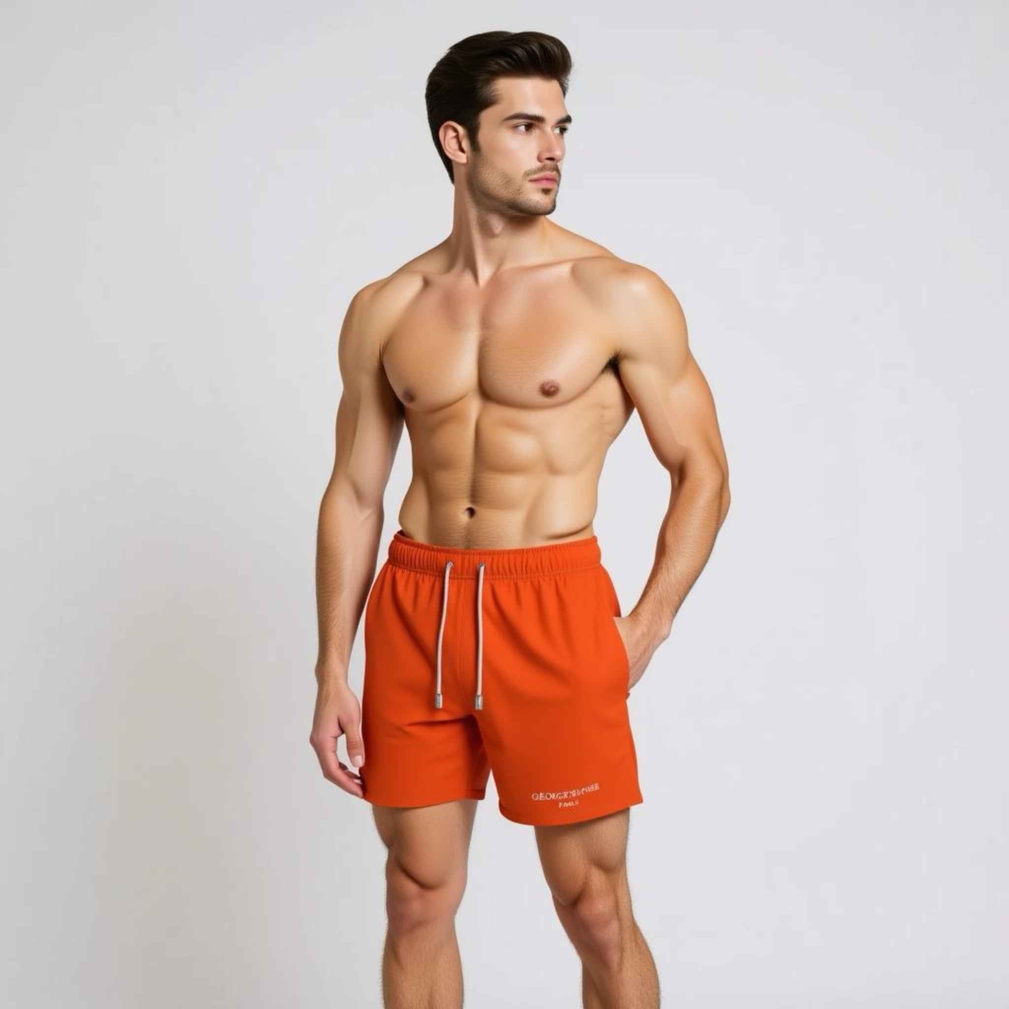 Orange - GÉORGÉS ÉLYSÉE Swim Shorts