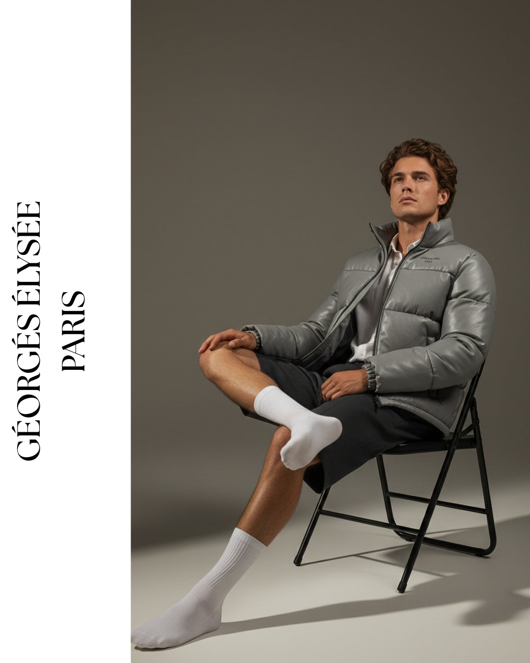 Grey - Mens Puffer Jacket