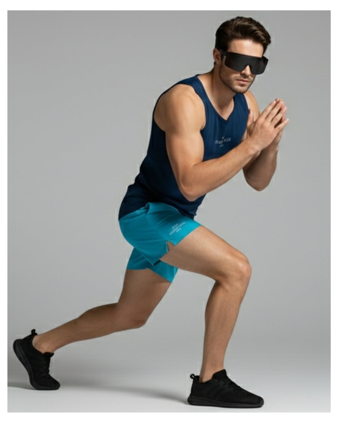 THE CONFIDENCE - Blue Performance Sports Top