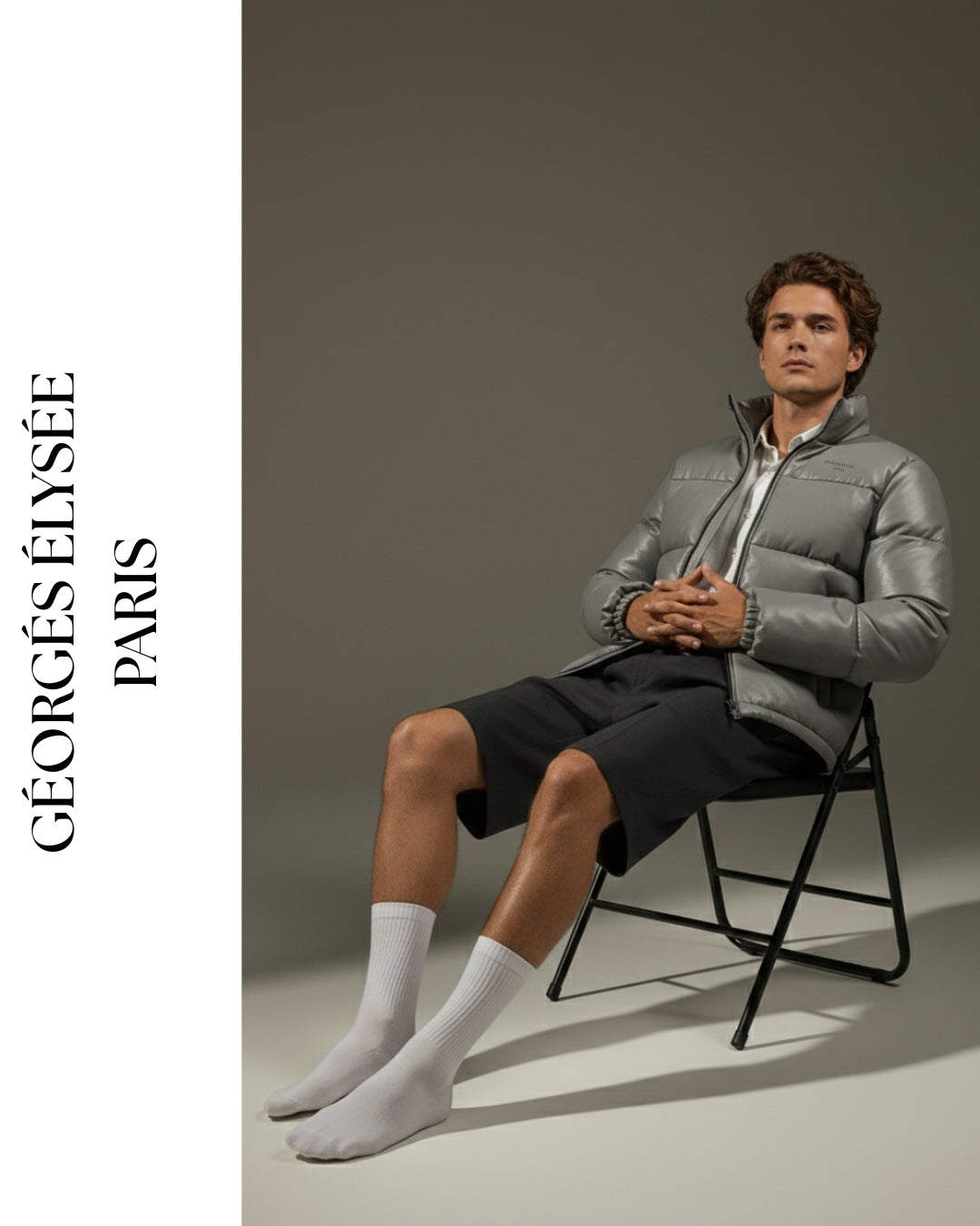 Grey - Mens Puffer Jacket