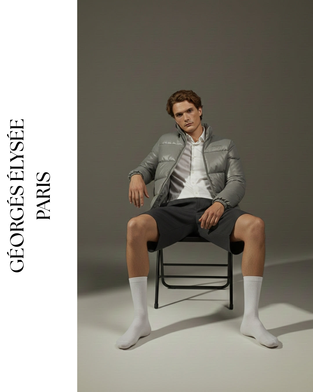 Grey - Mens Puffer Jacket