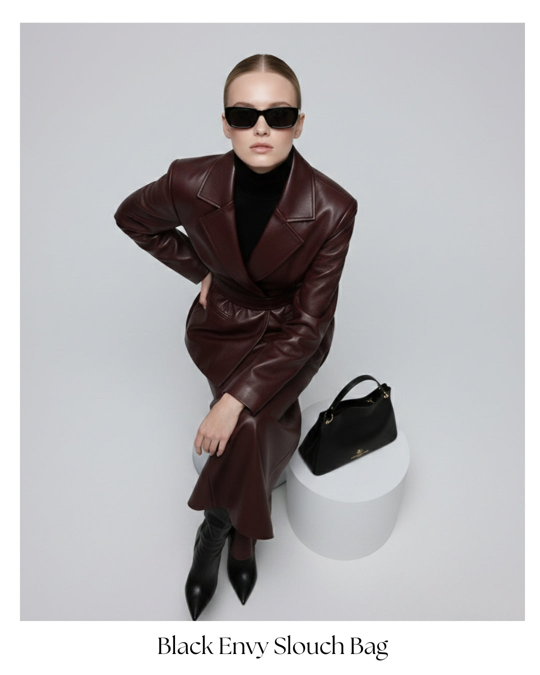 Black Envy Slouch Bag
