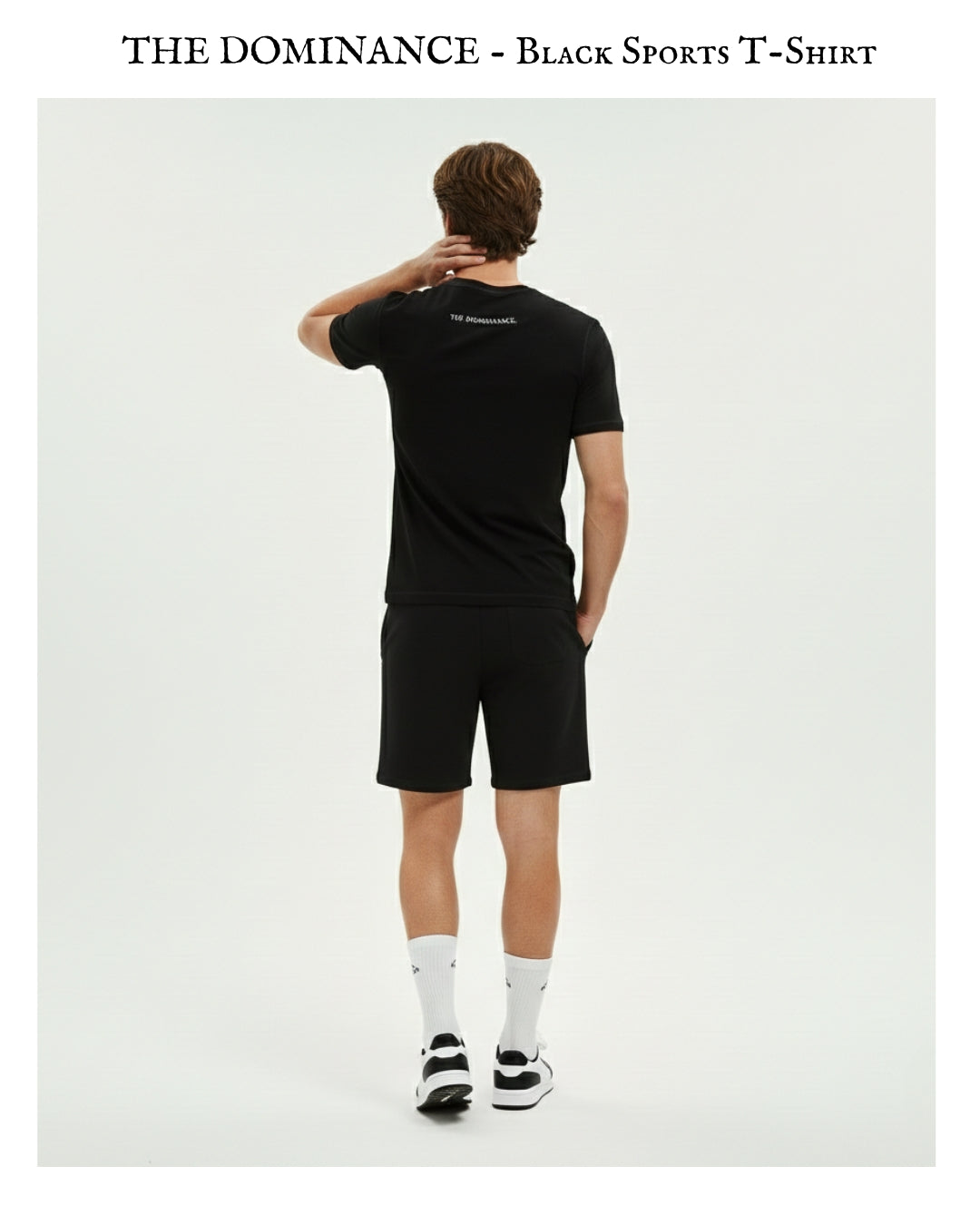 THE DOMINANCE - Black Performance Sports T-Shirt
