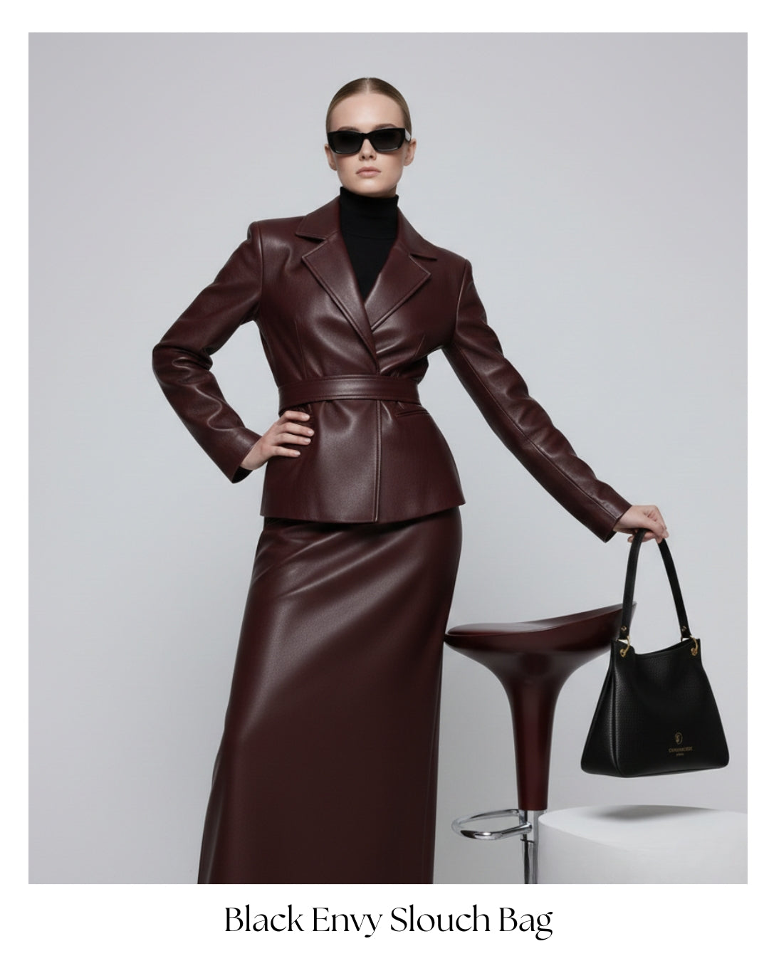 Black Envy Slouch Bag