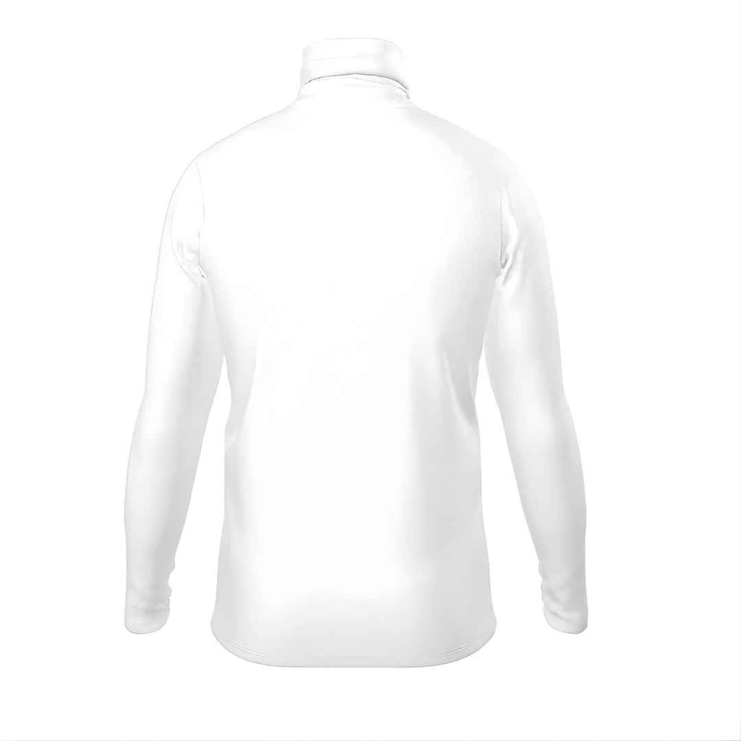 White - Mens slim fit roll neck