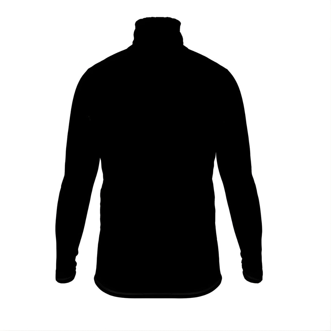 Black - Mens slim fit roll neck