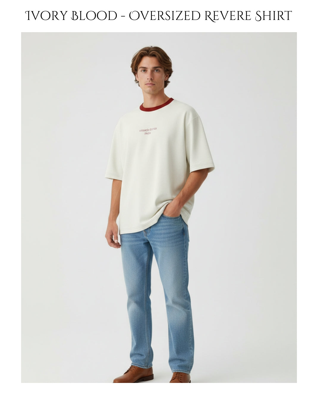 Ivory Blood - Élan Suprême Oversized Revere Shirt