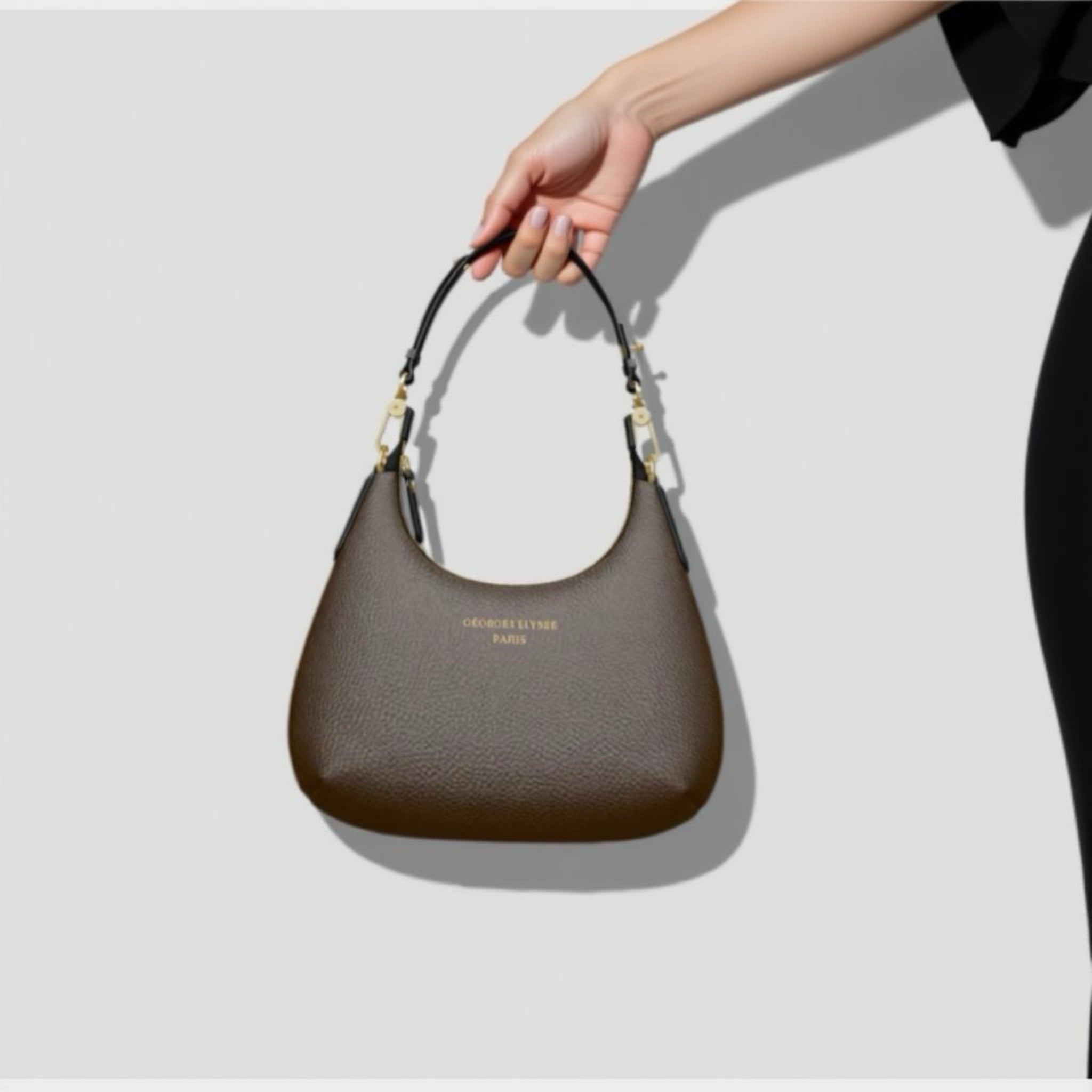 Brown tone Mini Curve Bag