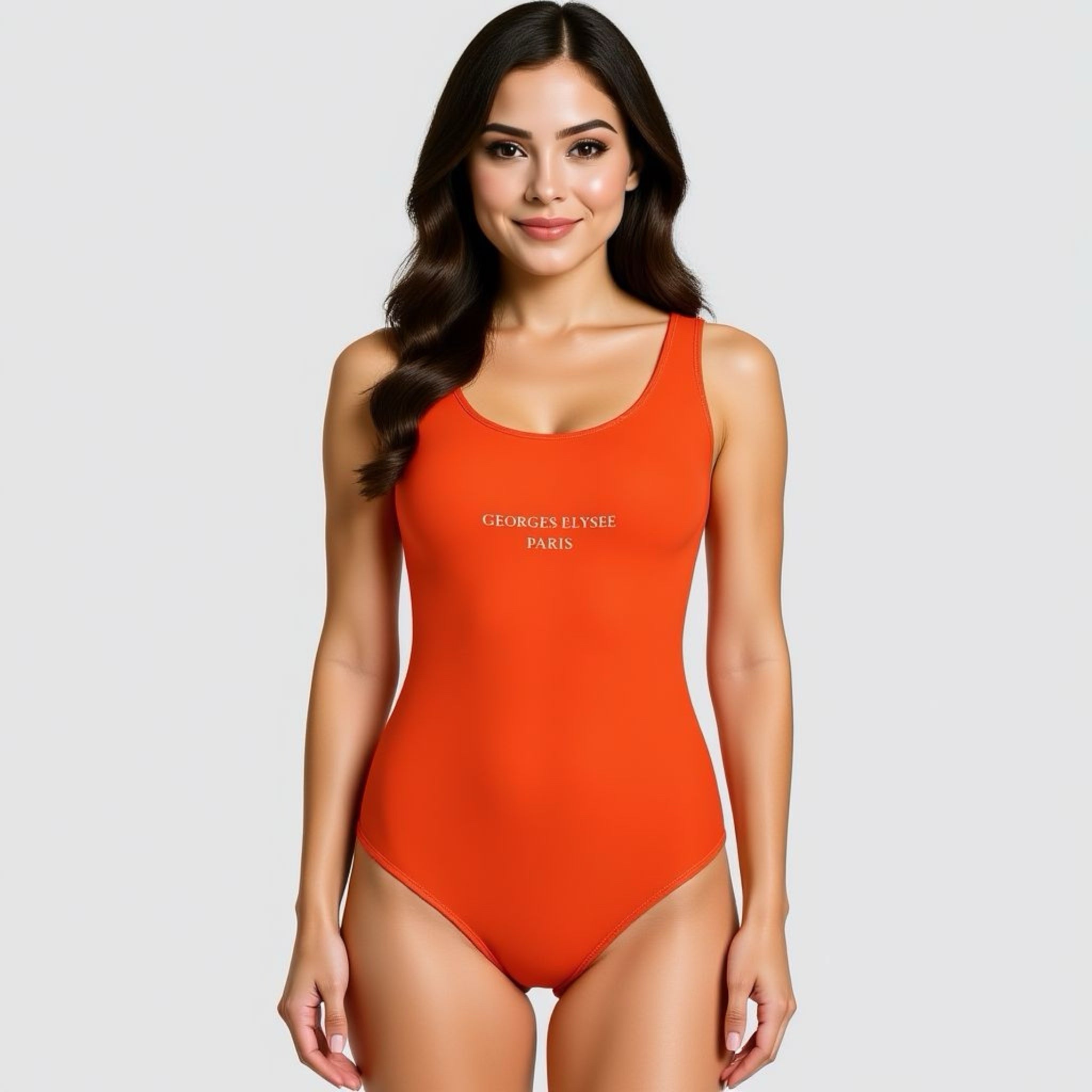 ATTENTION - Orange Swimsuit