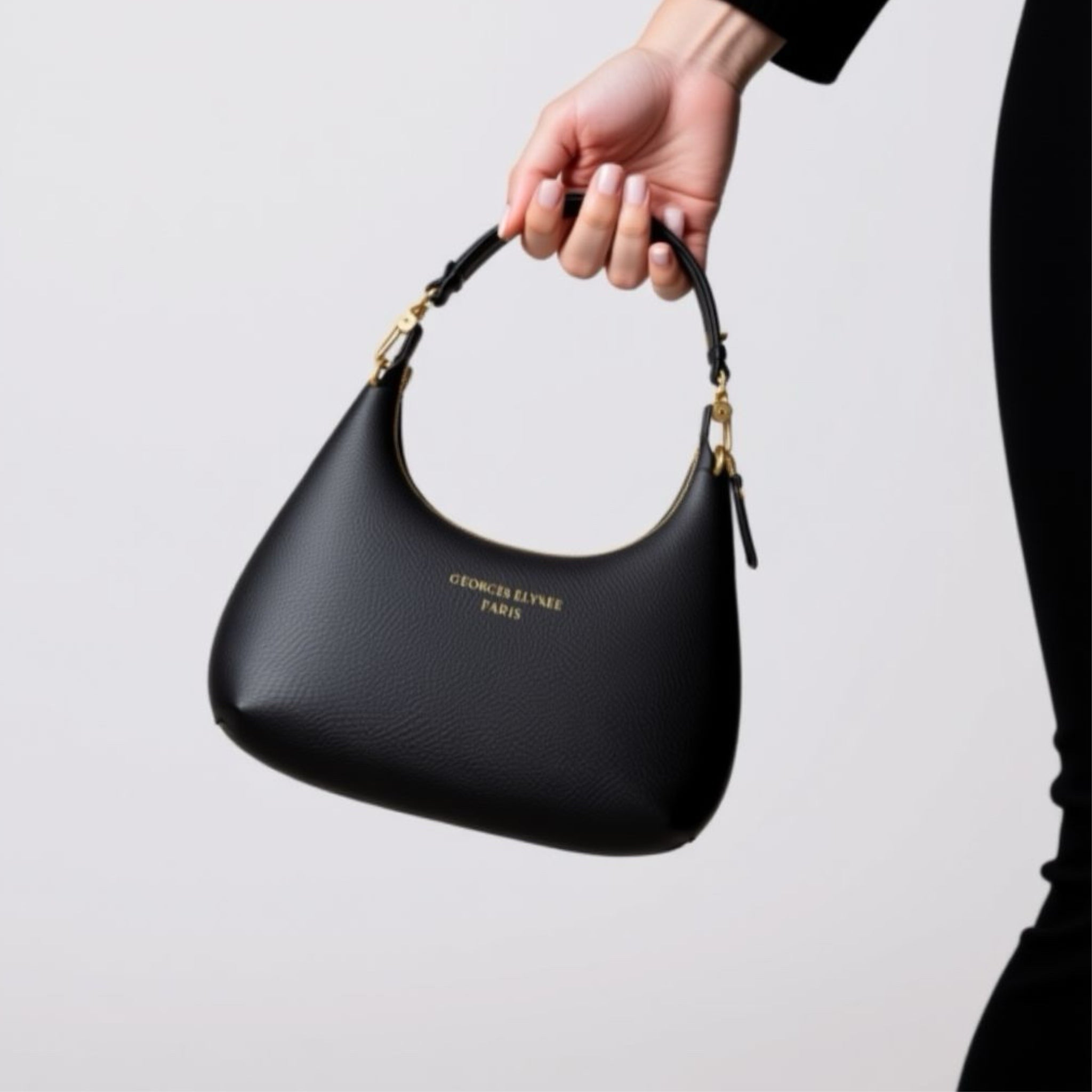 Black Mini Curve Bag