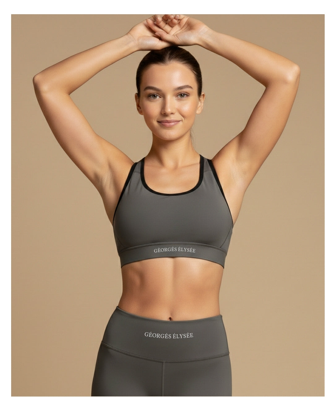 Grey Sports Bra